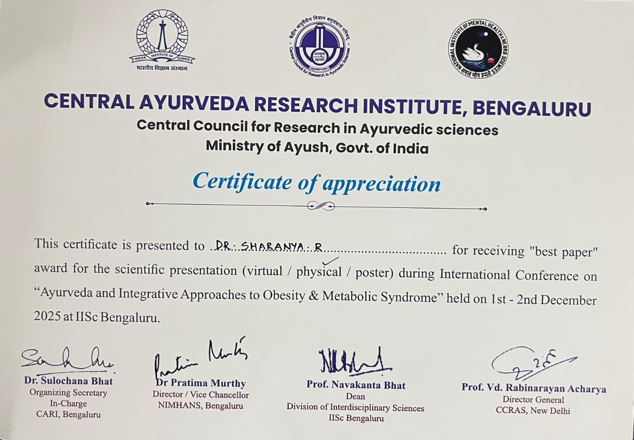 JSS Ayurveda College, Mysuru, Events 2025