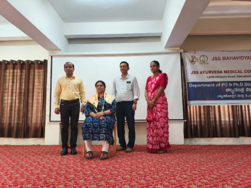 JSS Ayurveda-college, Guest Lecture on First Aid in Emergencies