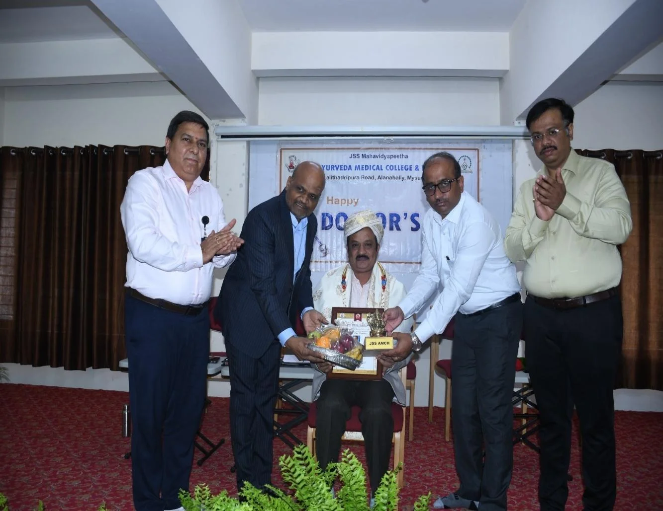 JSS Ayurveda College, doctors day celebration