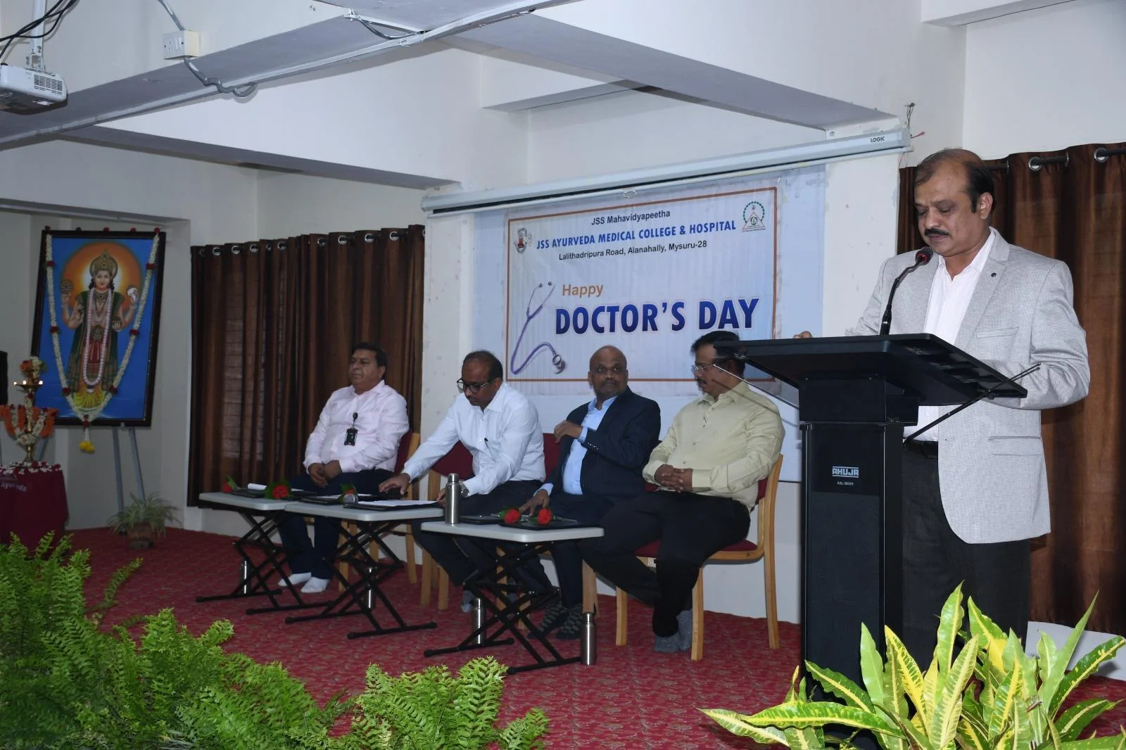JSS Ayurveda College, doctors day celebration
