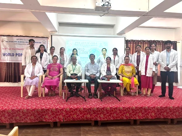 JSS Ayurveda College, World Population Day 2026