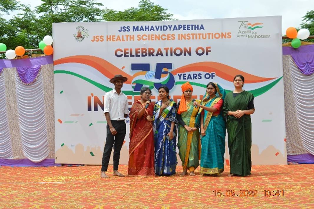JSS Ayurveda College, Mysuru, 75th Indepandance Day August 2022