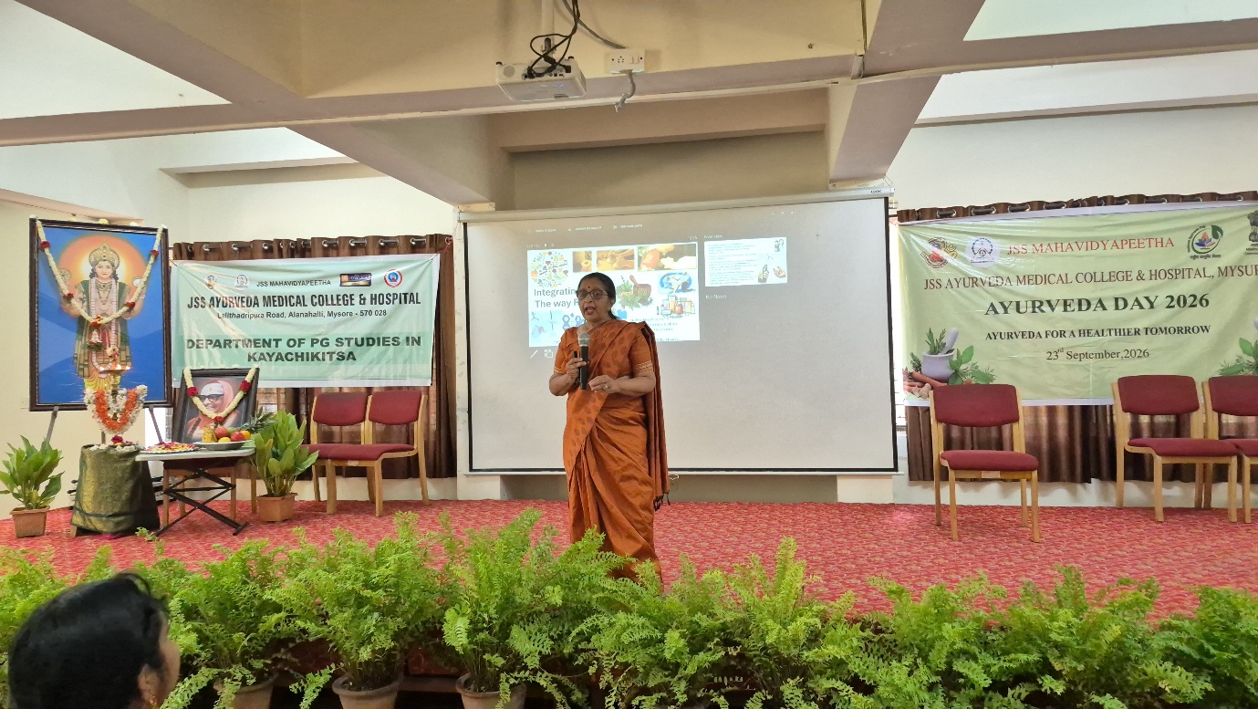 JSS Ayurveda Medical College, CHIRAYU 2026