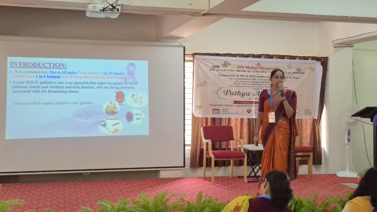 JSS Ayurveda Medical College, Pathya Anveshana 2026
