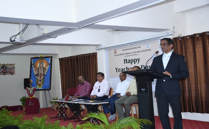 JSS Ayurveda Medical College, Teachers’ Day Celebration 2026