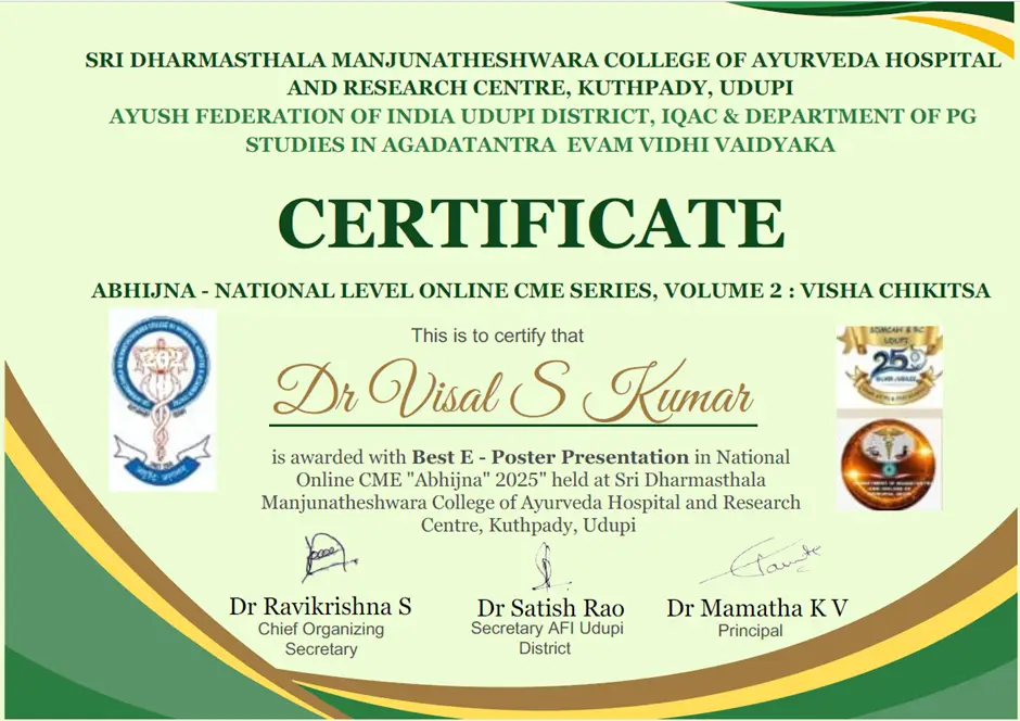 JSS Ayurveda College, Mysuru, News & Events 2025